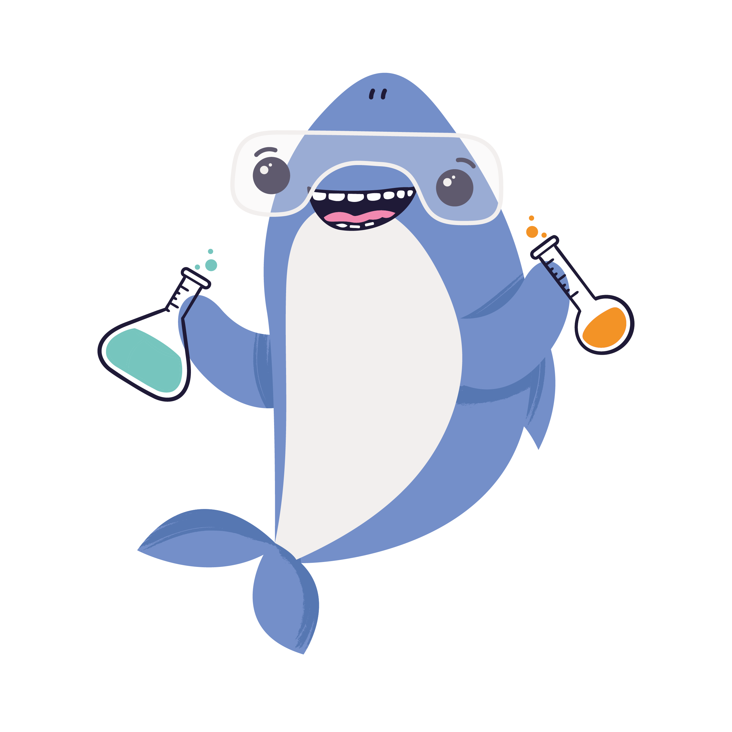 shark doing science