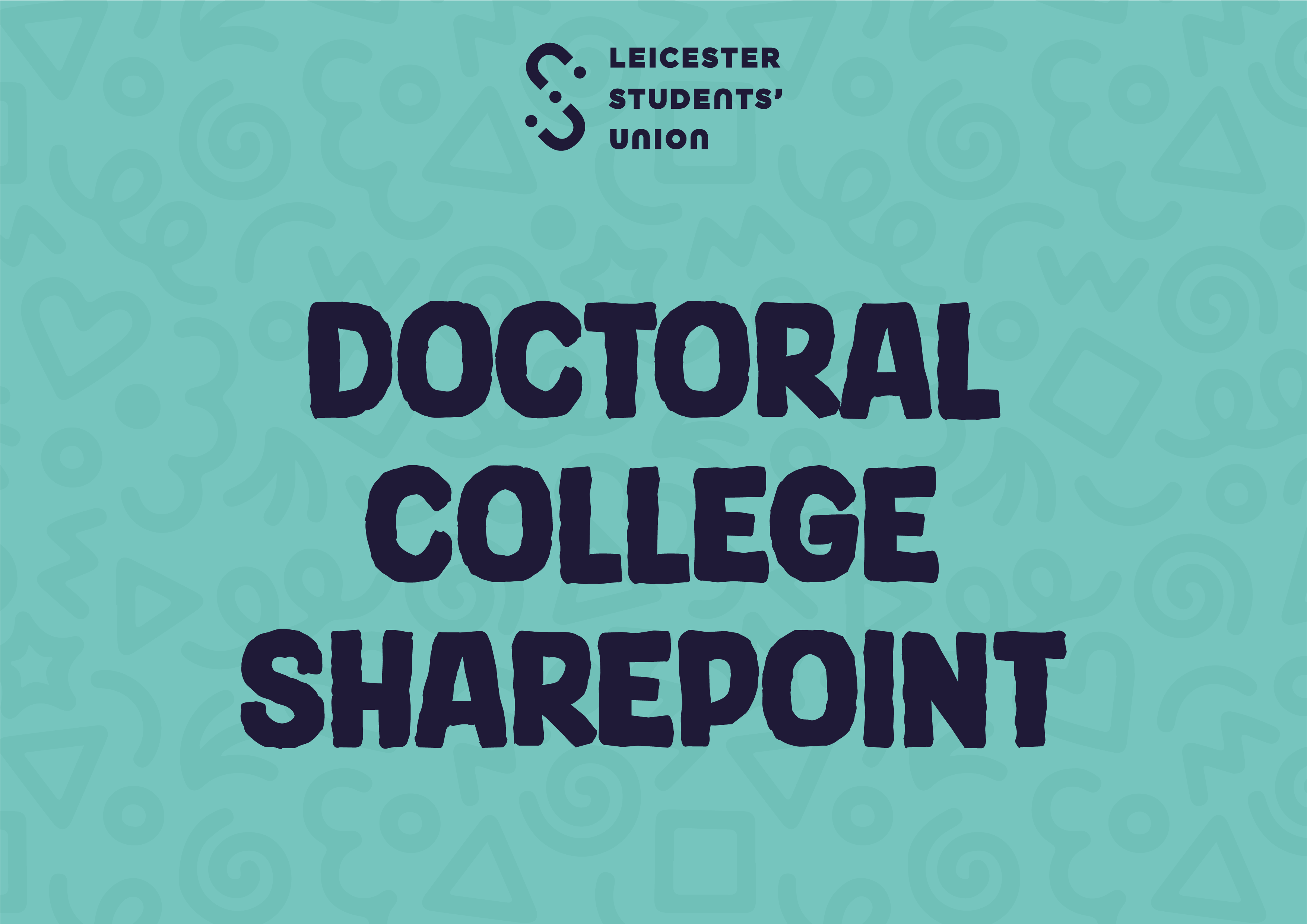 Light blue graphic saying "Distance Learners Guidebook" in navy text