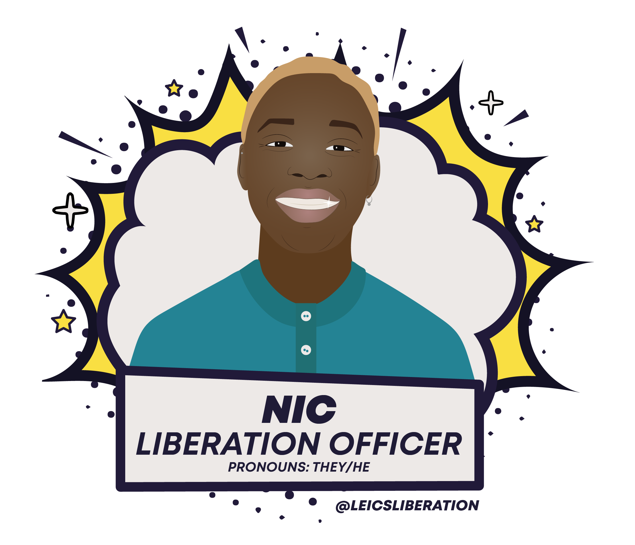 Image of Nic Farmer, liberation officer he/they - click to view their full profile