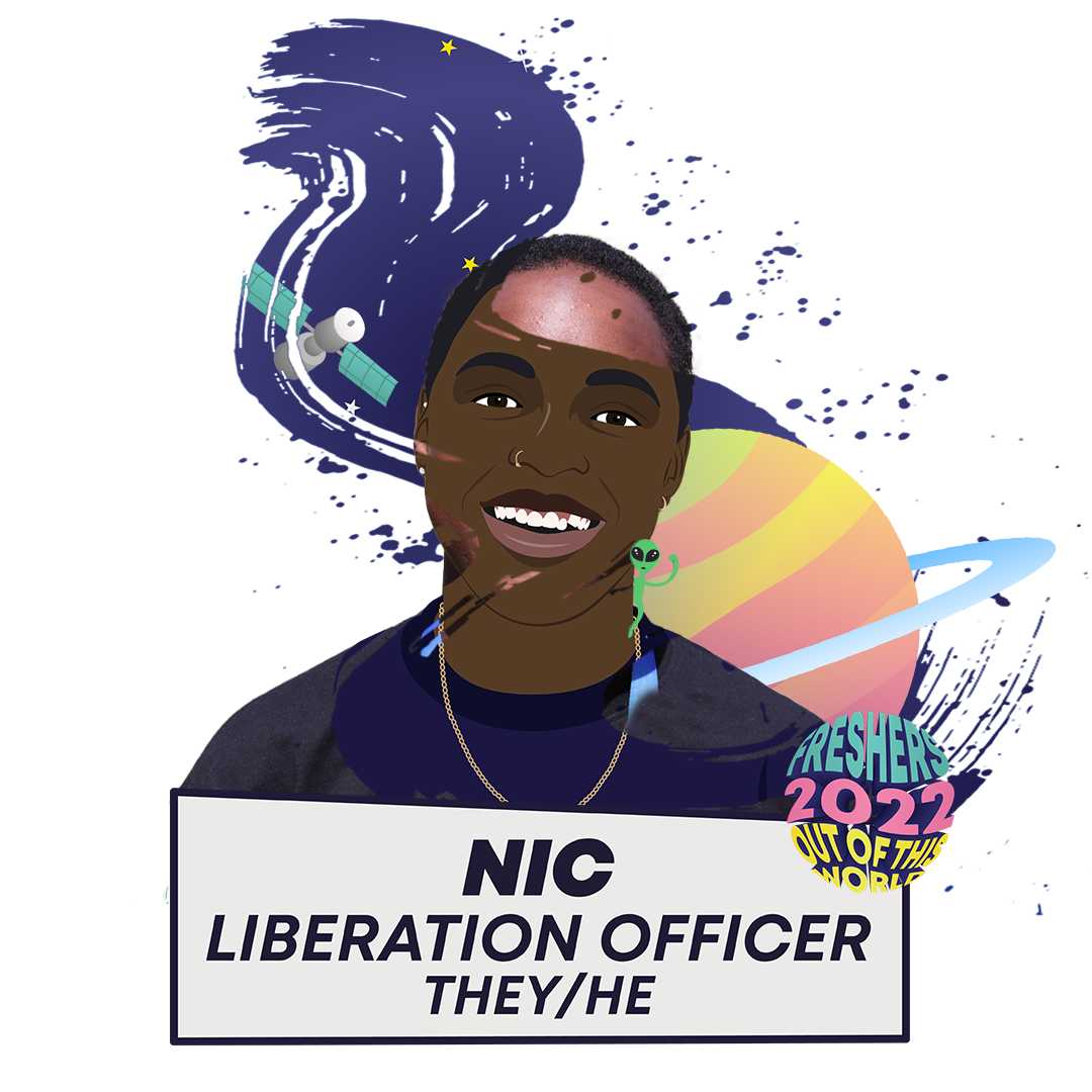 Image of Nic Farmer, liberation officer he/they - click to view their full profile