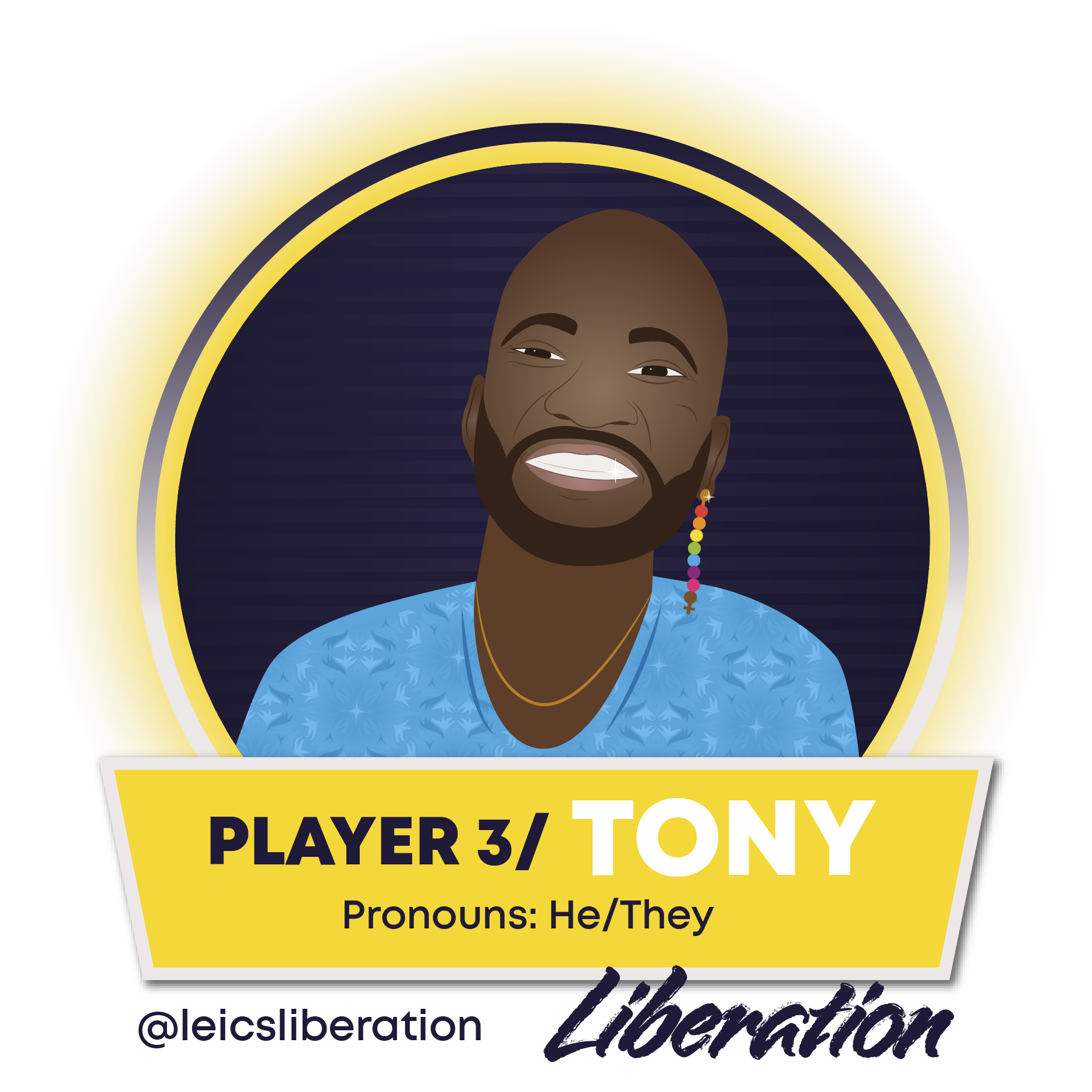 Image of Tony Magaia, liberation officer he/they - click to view Tony's full profile