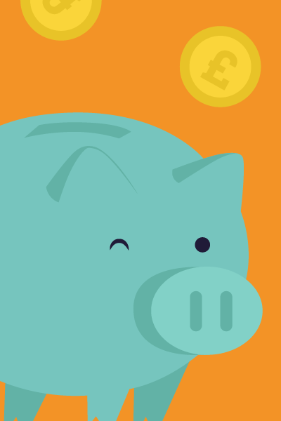 Illustration of piggy bank