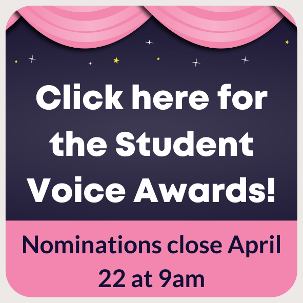 Click here for the student voice awards!
