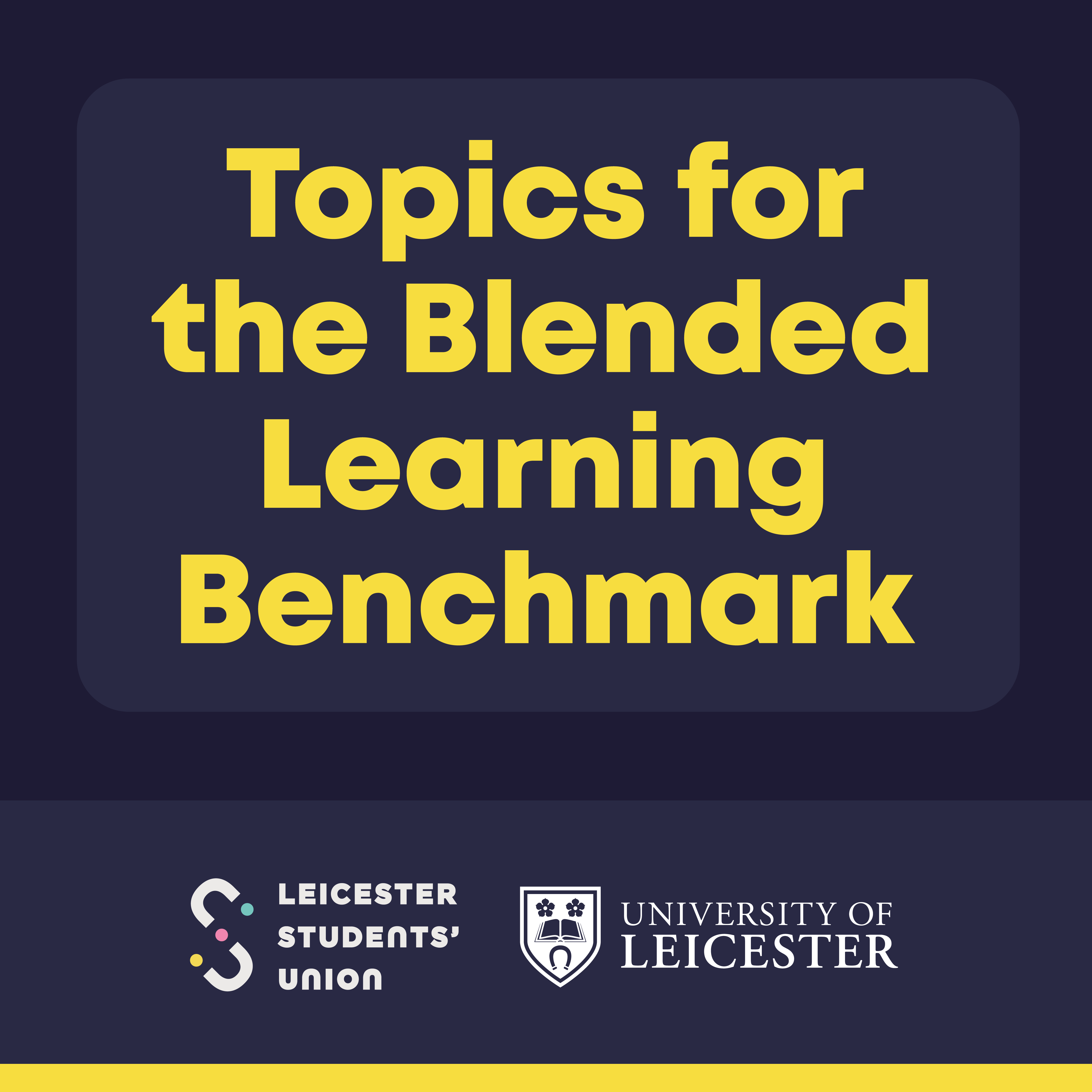 Topics for the Blended Learning Benchmark
