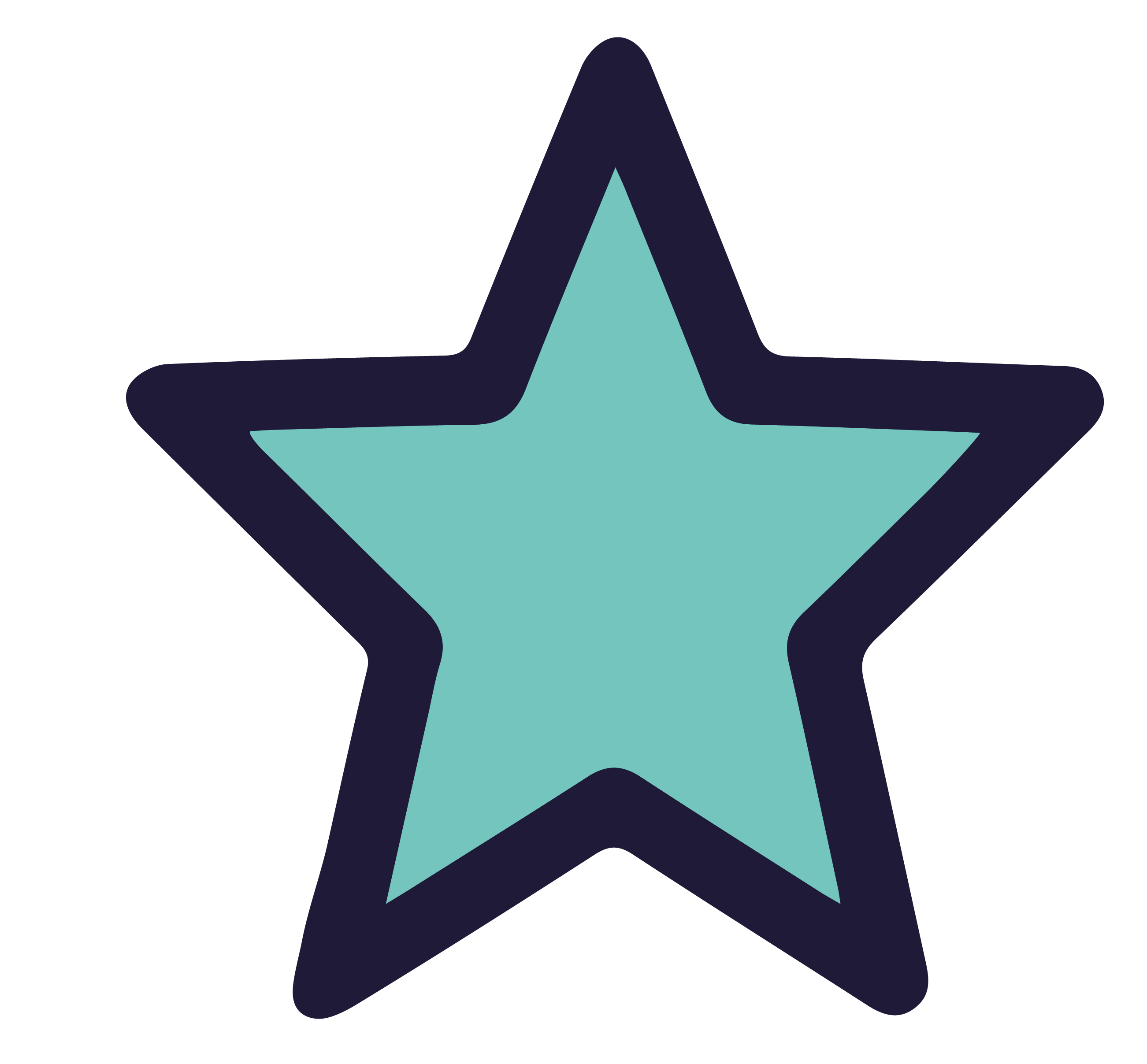 illustration of blue star