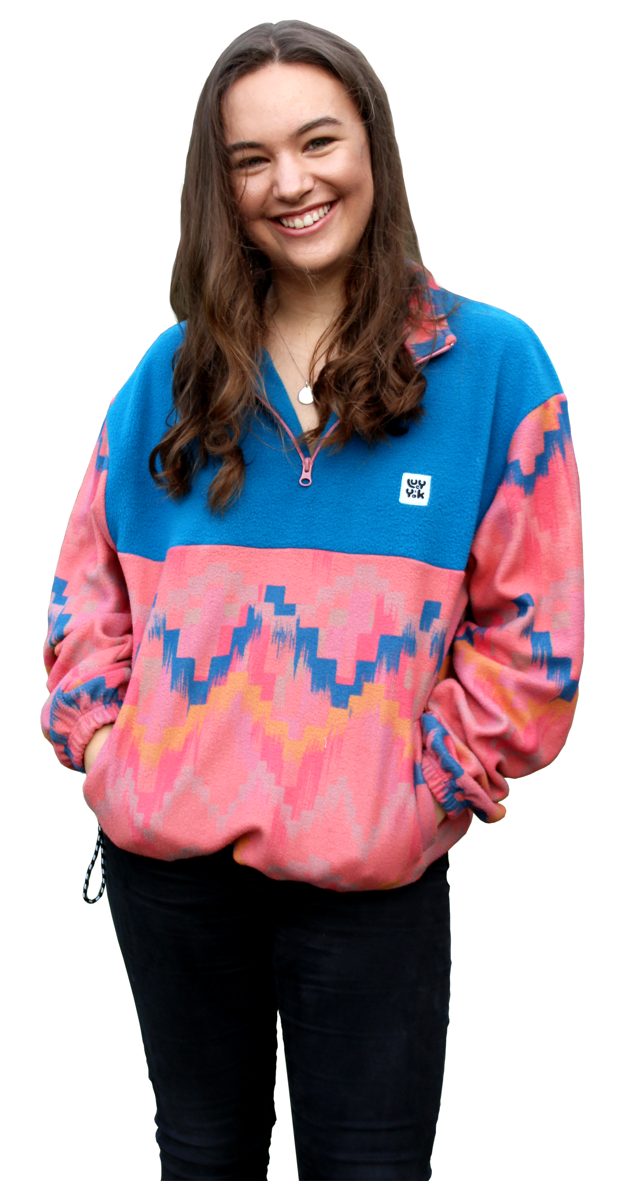 Photo of Elle, a white women, smiling at the camera