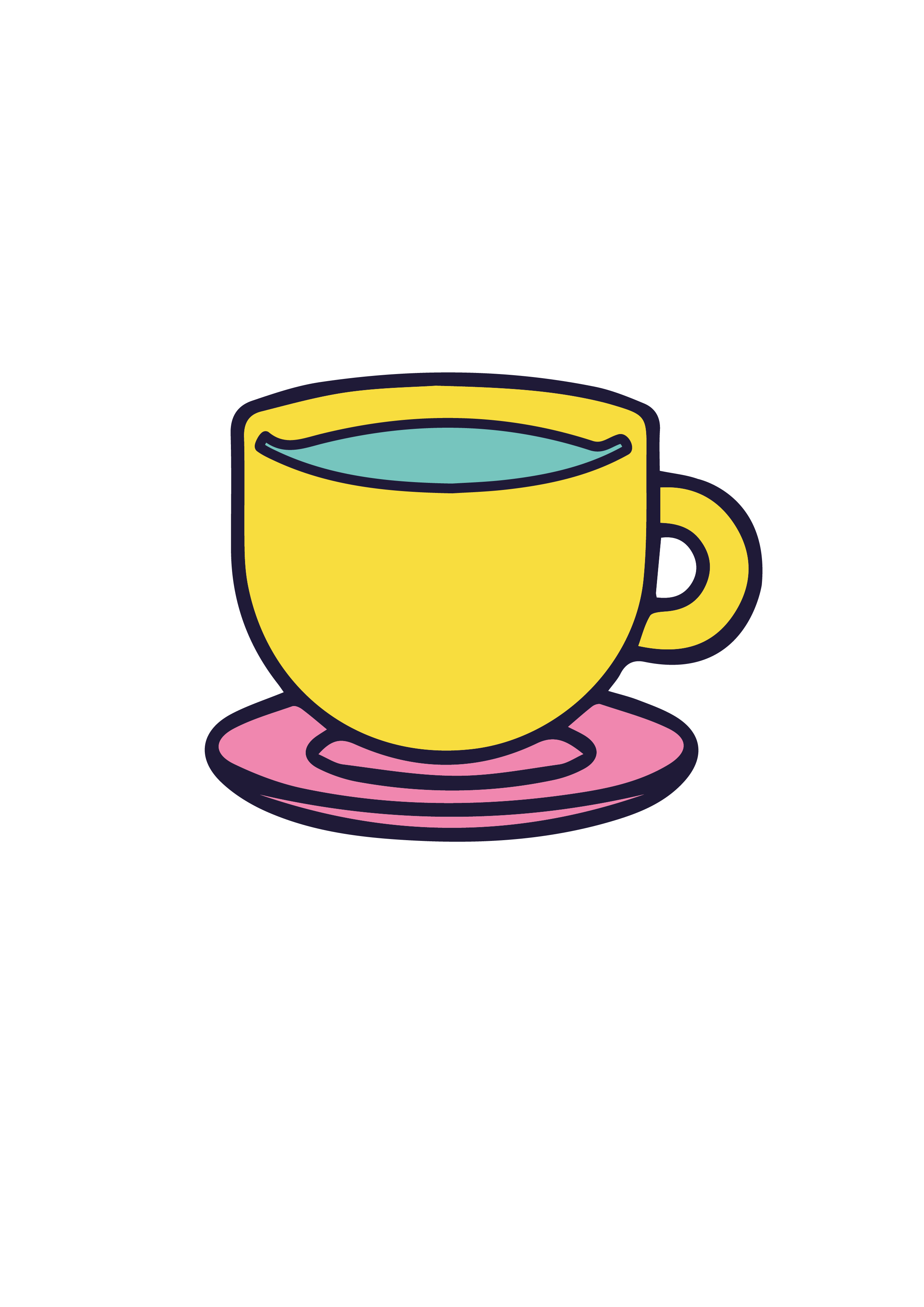 Illustration of cup and saucer