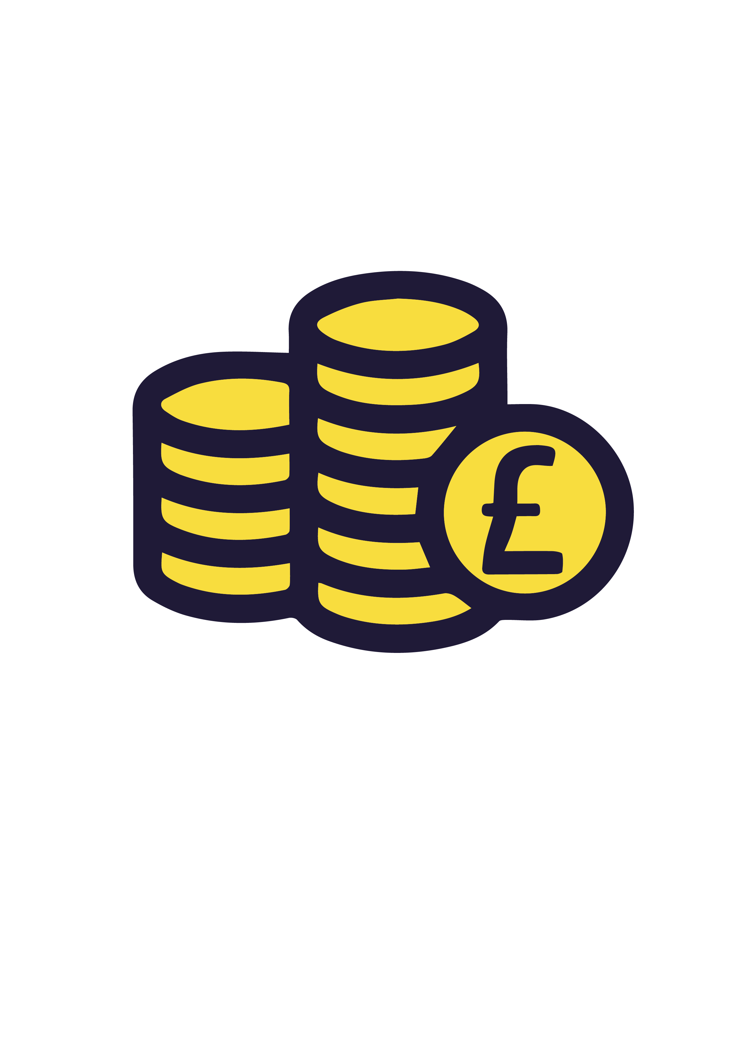 Illustration of pile of coins