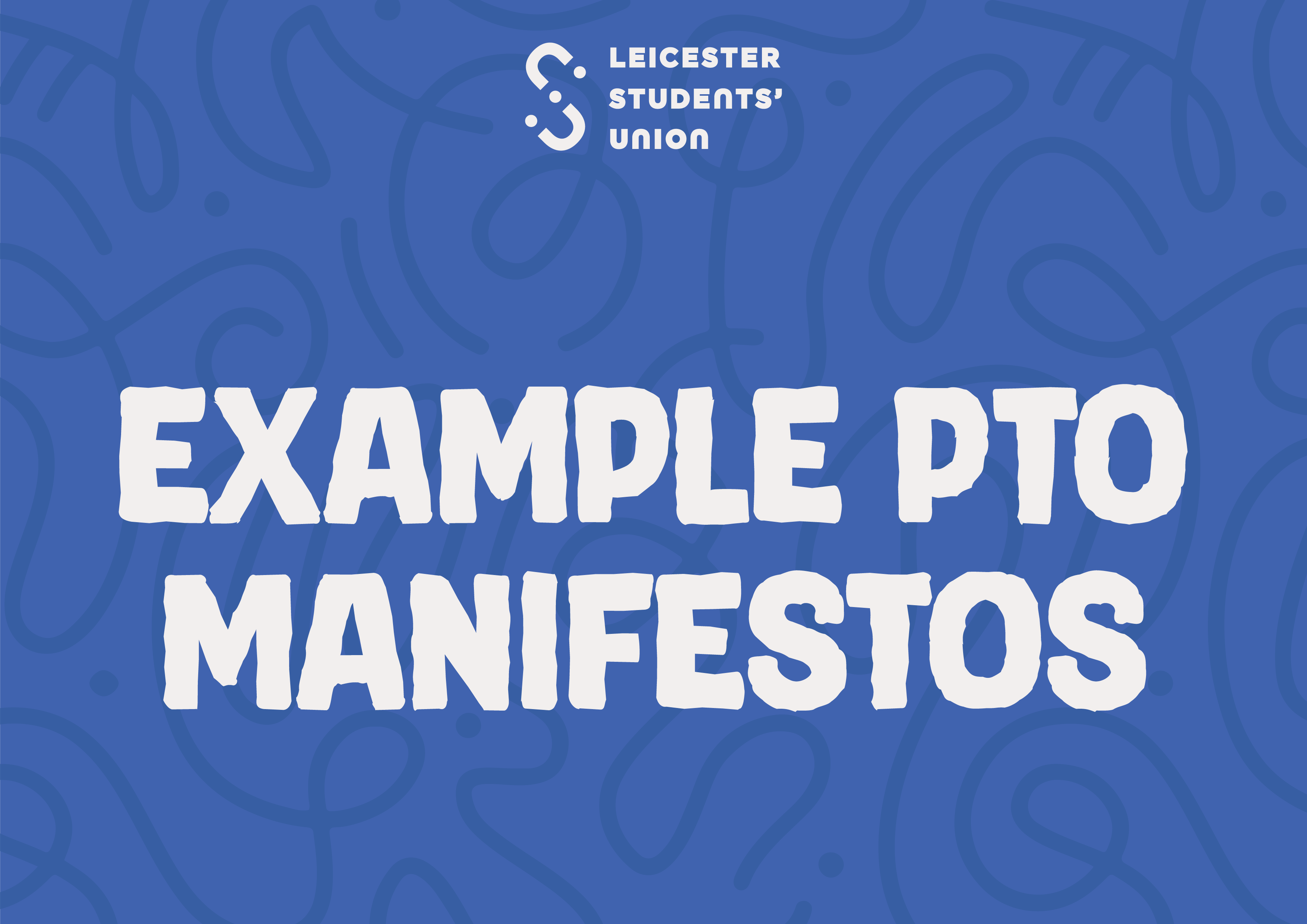 Blue graphic saying 'Example PTO manifestos' in white text
