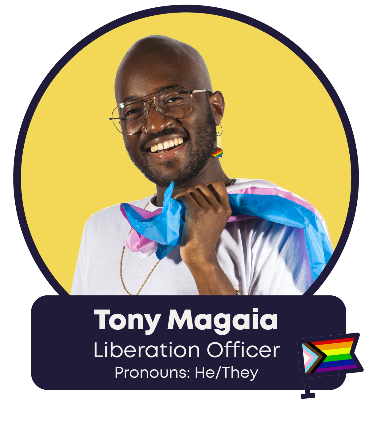 Tony Magaia - Liberation Officer - Pronouns: He/They