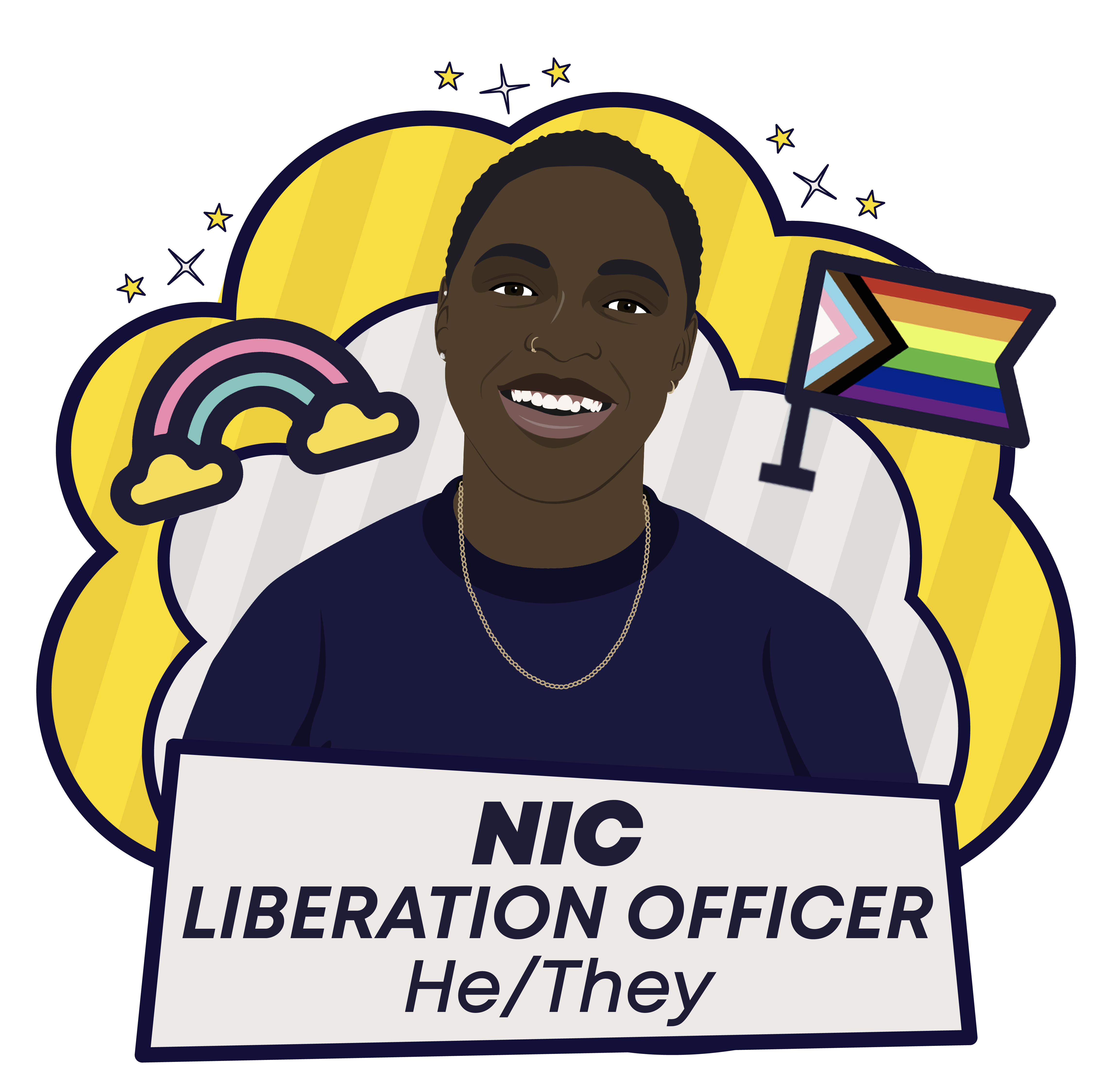 Nic Farmer - Liberation Officer - Pronouns: He/They